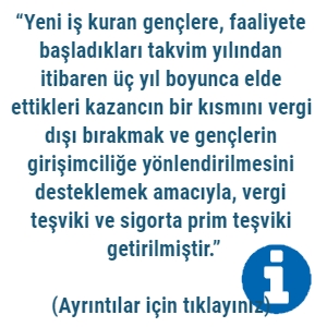 GEN&Ccedil; GİRİŞİMCİLERE VERGİ VE SİGORTA PRİM TEŞVİKİ